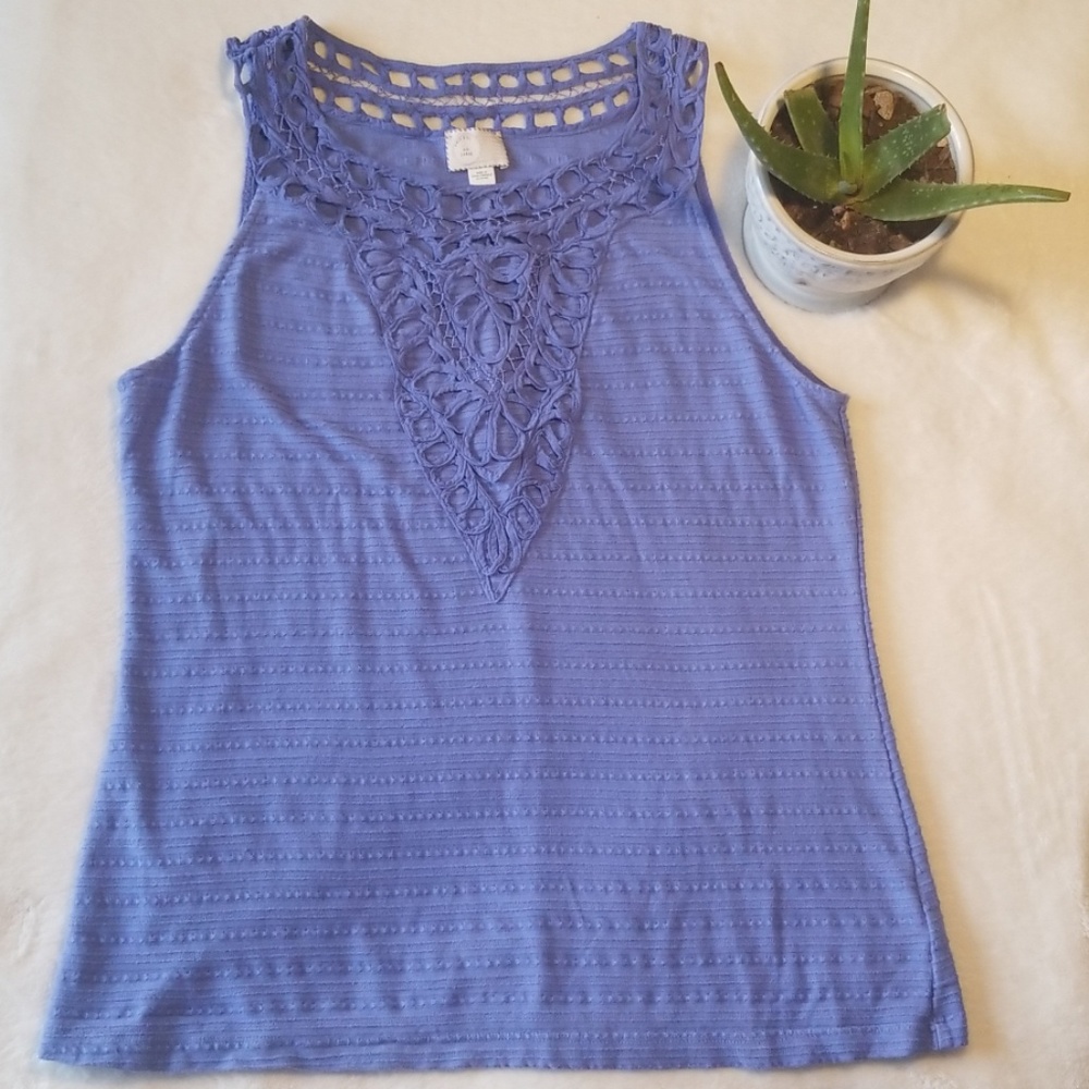Anthropologie  9-H15 STCL  sleeveless shirt top